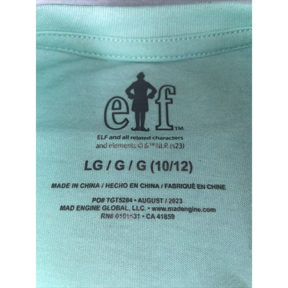 New Elf long sleeve t/top Light green XXL. Holidays - Picture 5 of 5